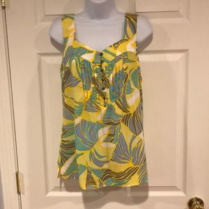 BR Tropical Print Blouse / Tank
